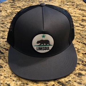 Gray Linksoul California trucker hat